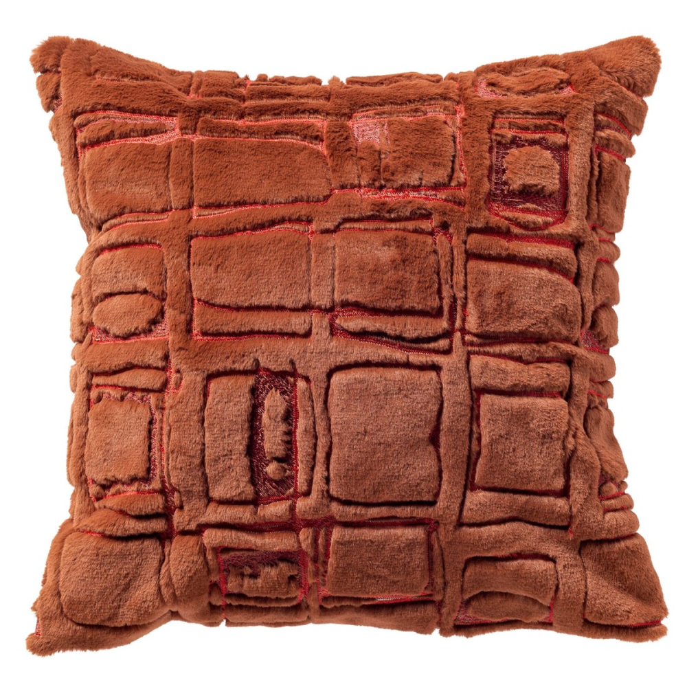 Dutch Decor Kissenhülle 'Doron' 45 x 45 cm Brown Patina - Braun